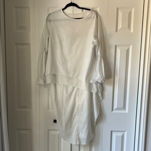 Elegant White Women's Blouse